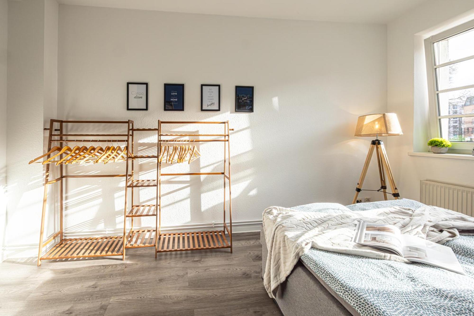 Luxus City Apartment Sauna Balkon Kueche Zentral روستوك المظهر الخارجي الصورة